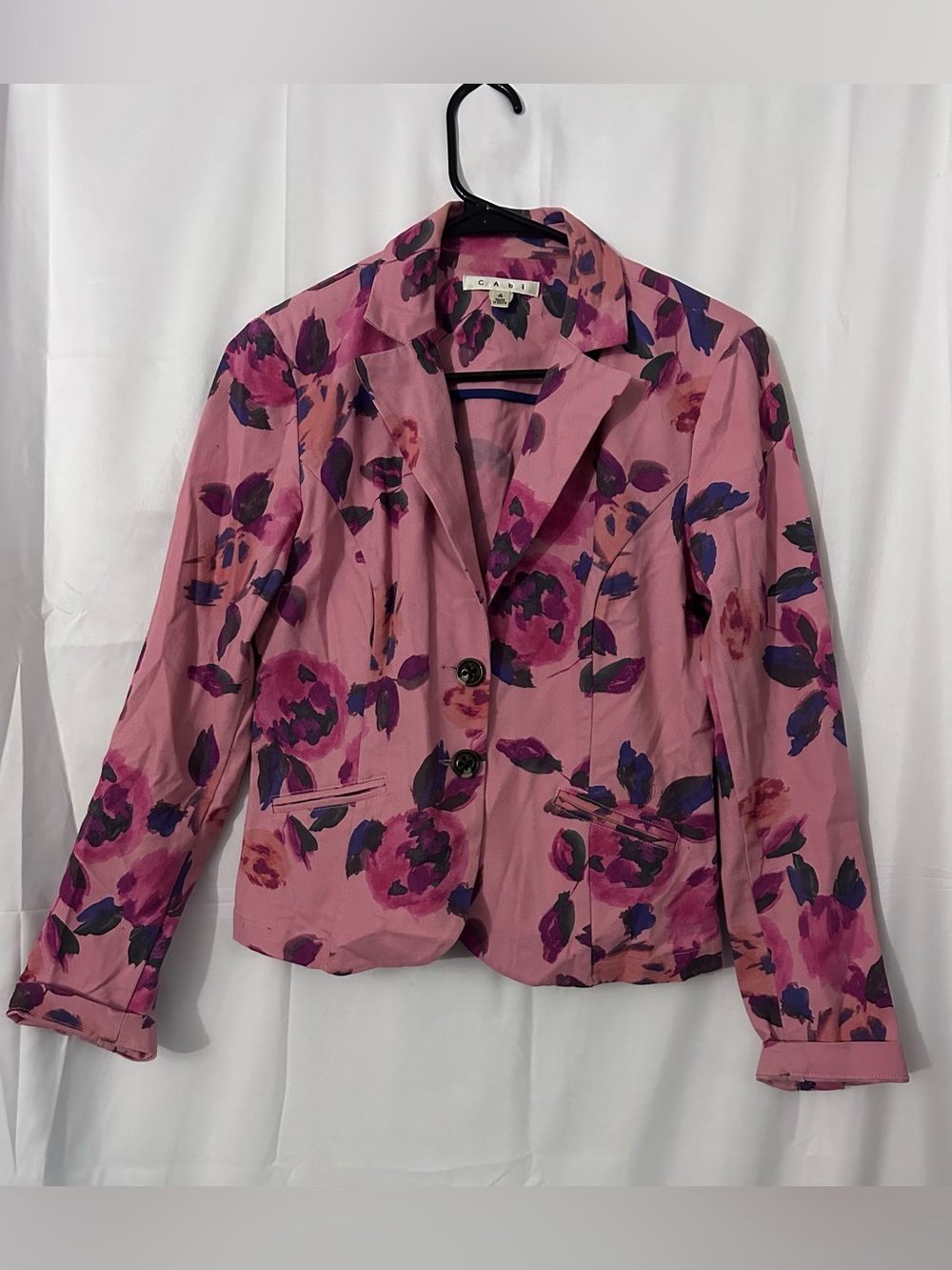 Cabi Rose Garden floral print blazer jacket